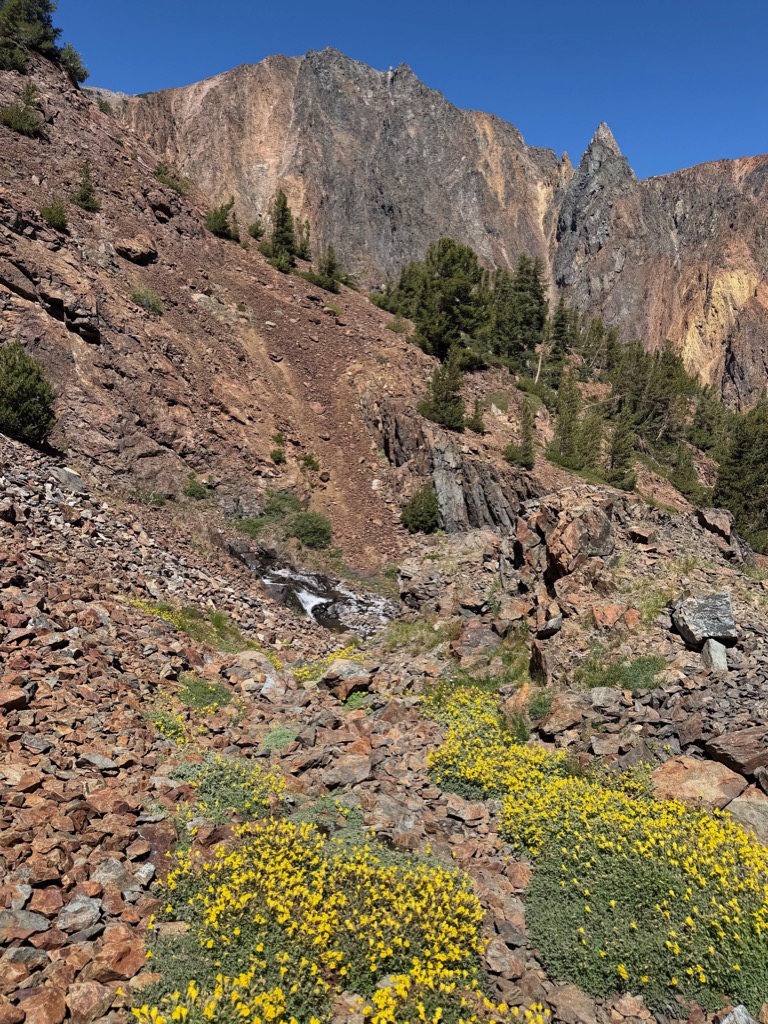 Lundy Canyon Headwall Falls