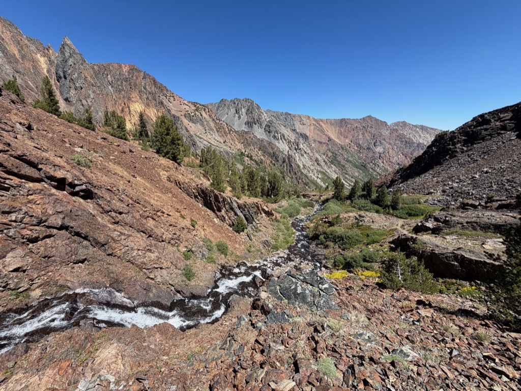 Lundy Canyon Headwall Falls